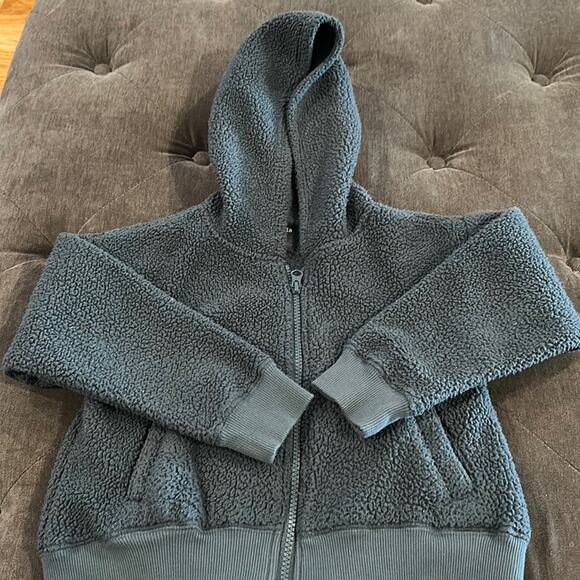 Zella Sherpa zip up hoodie size 4 - Picture 1 of 3